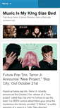 Mobile Screenshot of musicismykingsizebed.com